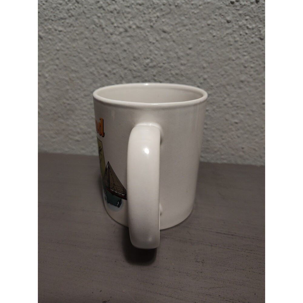 Vintage Maryland Souvenir Coffee Mug State Map Landmarks Travel Gift Cup USA - Picture 4 of 7